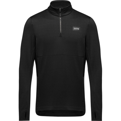 Gore Wear Everyday Thermo 1/4-Zip Homme Noir
