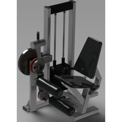 L+K SEATED LEG PRESS / CURLER - CL-100kg 