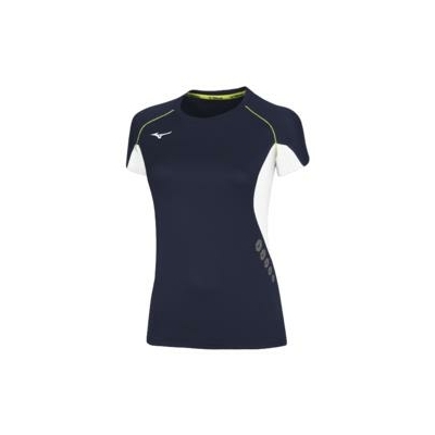 Mizuno Premium Jpn Tee Femme Bleu marine