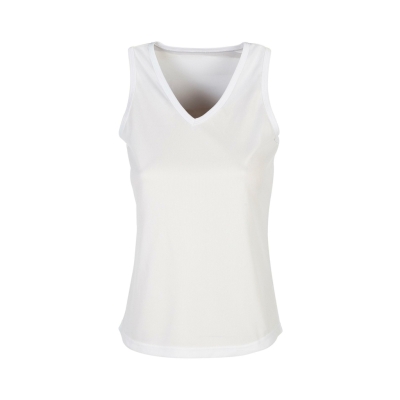 Pen Duick Débardeur Respirant Col En V Femme Blanc