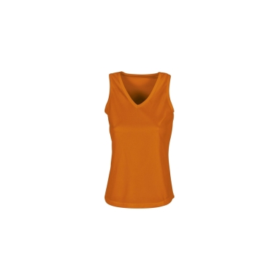 Pen Duick Débardeur Respirant Col En V Femme Orange