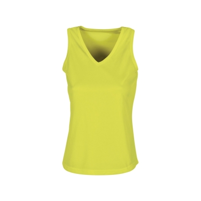 Pen Duick Débardeur Respirant Col En V Femme Jaune