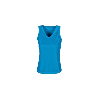 Pen Duick Débardeur Respirant Col En V Femme Bleu