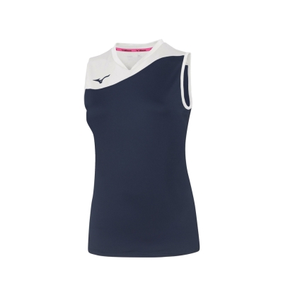 Mizuno Authentic Myou NS Shirt Femme Bleu marine