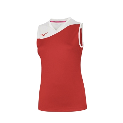 Mizuno Authentic Myou NS Shirt Femme Rouge