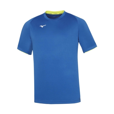 Mizuno Core Short Sleeve Tee Homme Bleu