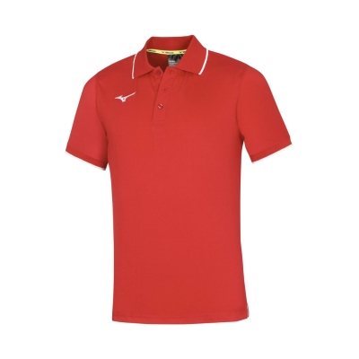 Mizuno Mizuno Polo Homme Rouge