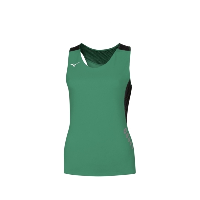 Mizuno Premium Jpn Singlet W Femme Vert