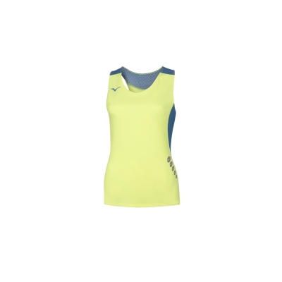 Mizuno Premium Jpn Singlet W Femme Jaune