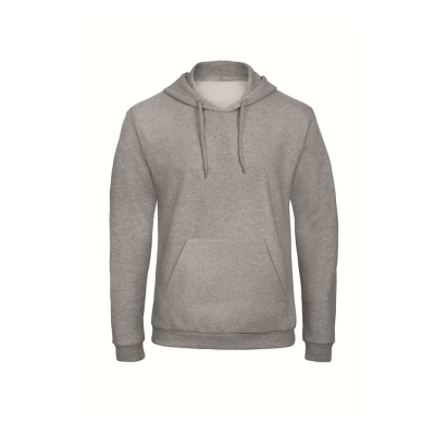 B&C Sweat à capuche Homme Gris