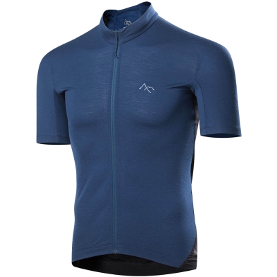 7Mesh Ashlu Merino Jersey SS Men's Bottle Blue Homme 