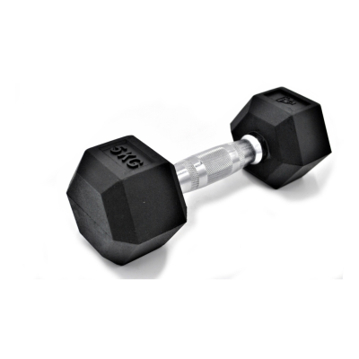 Fit&rack HALTÈRE HEXAGONALE 5 KG Noir