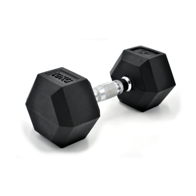 Fit&rack HALTÈRE HEXAGONALE 10 KG Noir