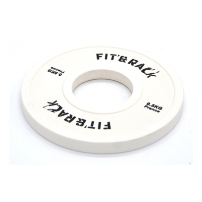 Fit&rack DISQUE ADDITIONNEL - COMPÉTITION (0.50 KG - BLANC) Blanc