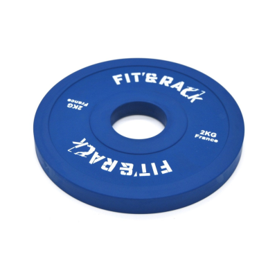 Fit&rack DISQUE ADDITIONNEL - COMPÉTITION (2.00 KG - BLEU) Bleu