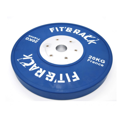 Fit&rack DISQUE OLYMPIQUE - COMPÉTITION 2.0 (20KG - BLEU) Bleu