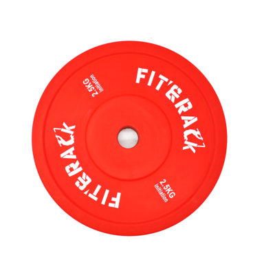 Fit&rack DISQUE OLYMPIQUE 2.5 KG - KIDS & INITIATION Rouge