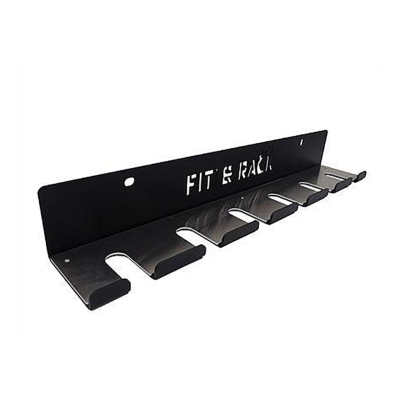 Fit&rack STOCKAGE DE 6 BARRES MURAL VERTICAL Noir
