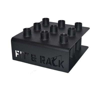 Fit&rack STOCKAGE DE 9 BARRES SOL VERTICAL Noir