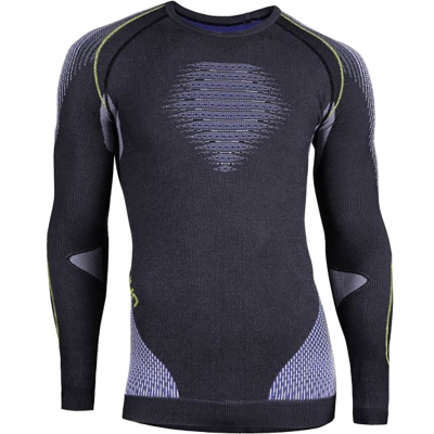 Uyn Evolutyon Underwear Shirt Long Sleeve Melange Homme Bleu marine