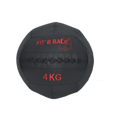 Fit&rack WALL BALL - WOD (4 KG) Noir