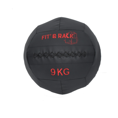Fit&rack WALL BALL - WOD (9 KG) Noir