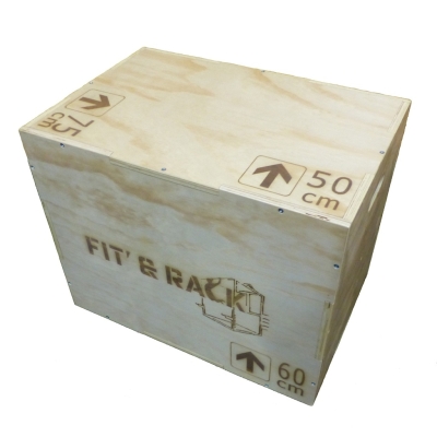Fit&rack BOX JUMP BOIS Marron