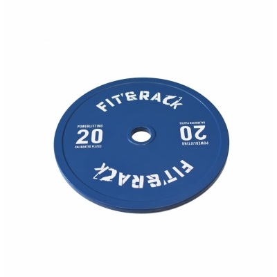 Fit&rack POIDS OLYMPIQUE 20KG - POWERLIFTING - BLEU 
