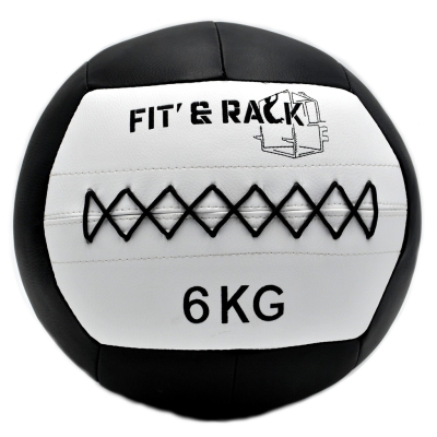 Fit&rack WALL BALL - COMPÉTITION (6 KG) Noir
