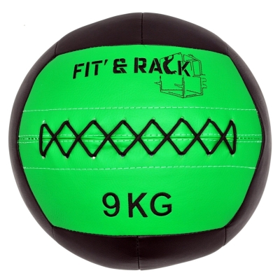 Fit&rack WALL BALL - COMPÉTITION (9 KG) Noir