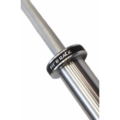Fit&rack BARRE OLYMPIQUE COURTE - SHORT BAR 10 KG - WOD Argent