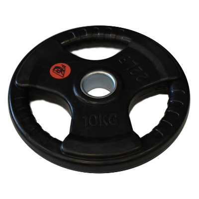 Fit&rack POIDS OLYMPIQUE AVEC POIGNEES - MUSCULATION 10 KG 