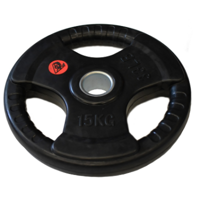 Fit&rack POIDS OLYMPIQUE AVEC POIGNEES - MUSCULATION 20 KG 
