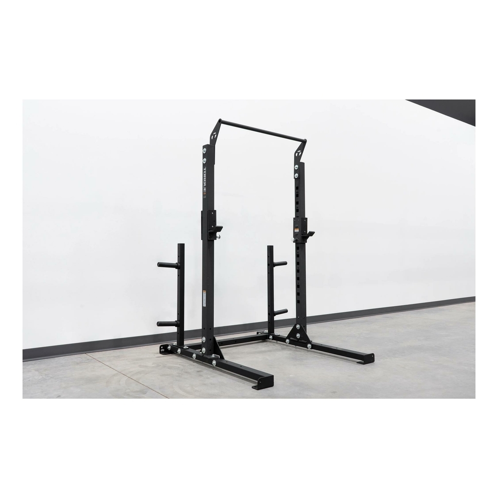 Station musculation torque fitness low squat rack - 4x single cross - wt  storage - Lepape Pro