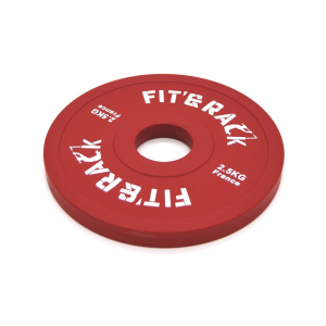 Fit&rack POIDS ADDITIONNEL 2/5KG COMPETITION (ROUGE)