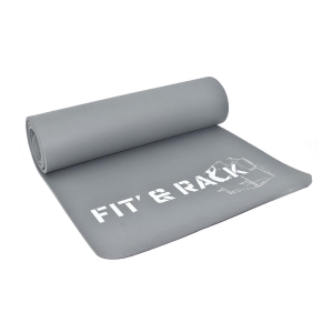 Fit&rack Tapis de Gym - 140x60x1 - Gris