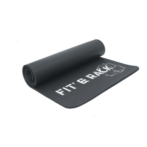 Fit&rack Tapis de Gym - 180x60x1 - Noir