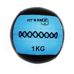 Fit&rack Wall ball Compétition 1 Kg (GRIS BLEU) Mixte